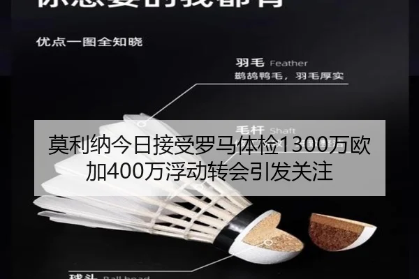 莫利纳今日接受罗马体检1300万欧加400万浮动转会引发关注